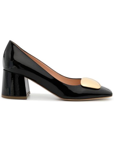 Rupert Sanderson Naxos 70mm Leather Court Shoes - Black