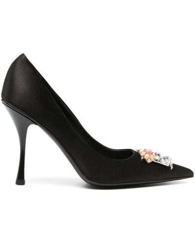 DSquared² Escarpin 110mm Embellished Court Shoes - Black
