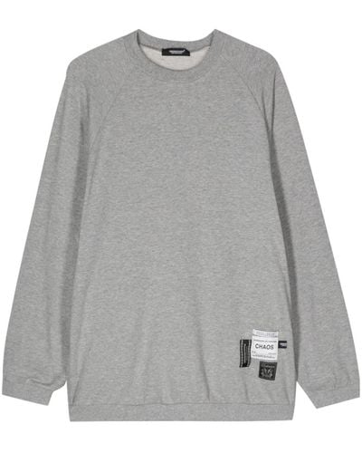 Undercover Sweatshirt mit Logo-Patches - Grau