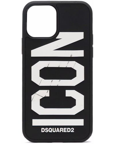 DSquared² Coque d'iPhone 12 Pro Max à logo embossé - Multicolore