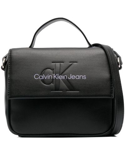 Calvin Klein ボックス ショルダーバッグ - ブラック