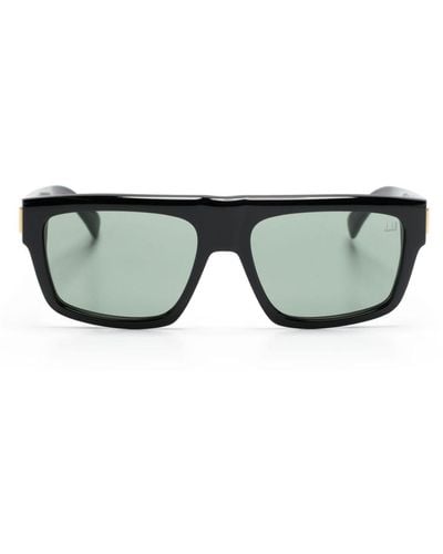 Dunhill Rectangle-frame Tinted Sunglasses - Green