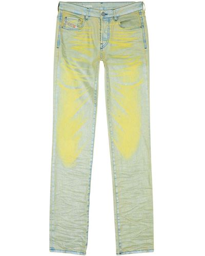 DIESEL 1989 Straight Jeans - Geel