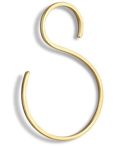 Shihara 18kt Yellow Gold S 02 Earring - Metallic