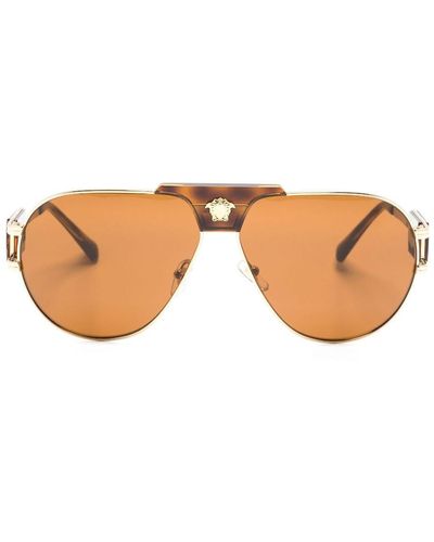 Versace Special Project Pilot-frame Sunglasses - Pink