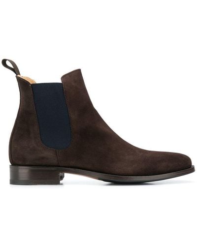 SCAROSSO Giancarlo Chelsea Boots - Brown