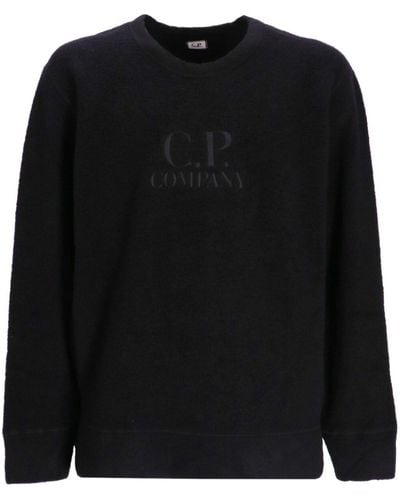 C.P. Company Sudadera con logo estampado - Negro