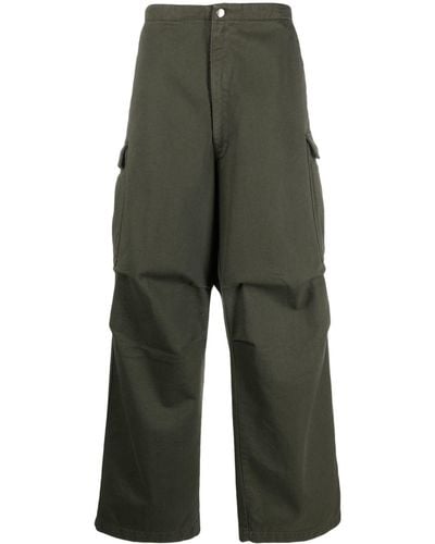 Societe Anonyme Indy Wide-leg Cargo Trousers - Green