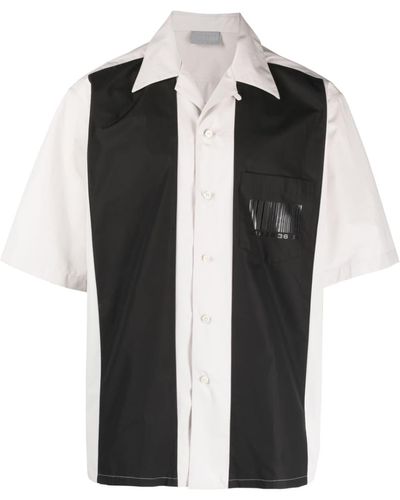Vetements Chemise à design bicolore - Noir