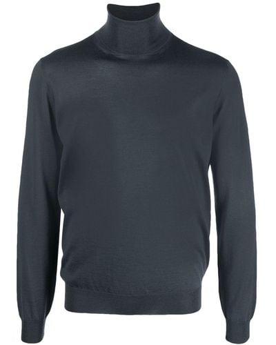 Dell'Oglio タートルネック セーター - ブルー
