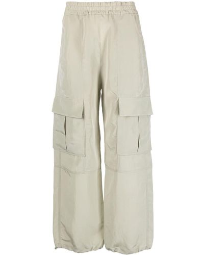 Rodebjer High-waisted Cargo Pants - White