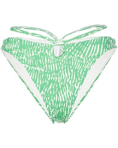 Jonathan Simkhai Uitgesneden Bikinislip - Groen