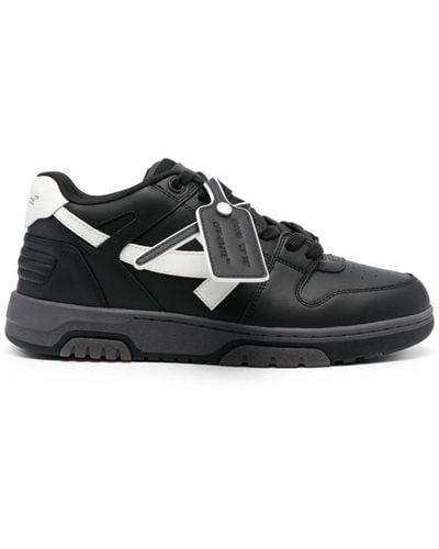 Off-White c/o Virgil Abloh Out Of Office Low-top Sneakers - Zwart