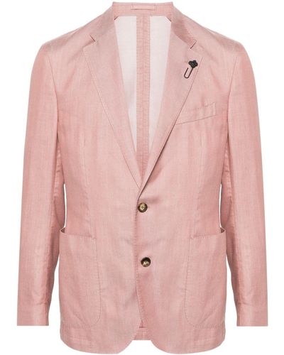 Lardini Blazer con botones - Rosa