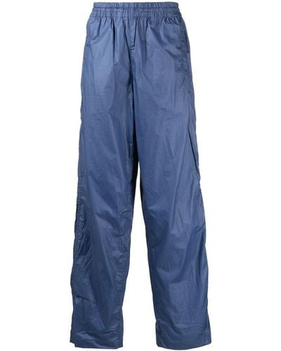 Isabel Marant Pantalones de chándal con dos bolsillos - Azul