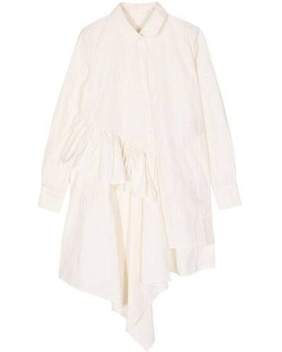 Uma Wang Asymmetric Cotton Shirt - ホワイト