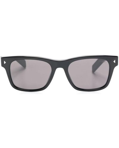 Prada Pra17s Rectangle-frame Sunglasses - Grey