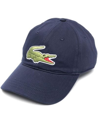 Lacoste Cappello da baseball con ricamo - Blu