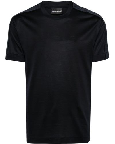 Emporio Armani Logo-band T-shirt - Black