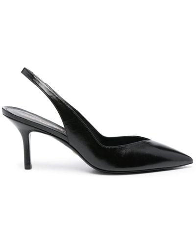 Stuart Weitzman Eva 75mm Court Shoes - Black