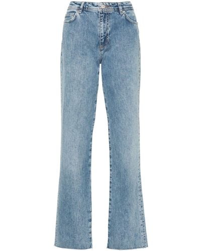 Chiara Ferragni Jeans dritti con ricamo - Blu
