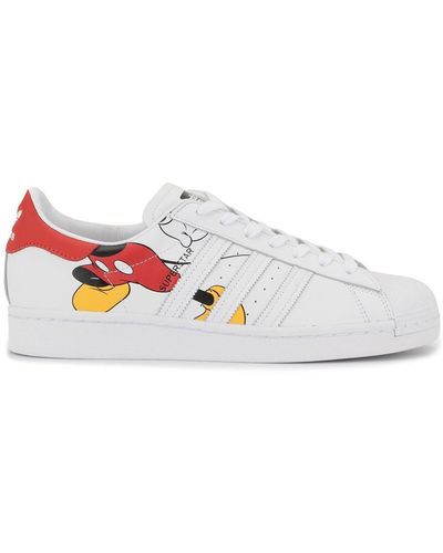 adidas Superstar "mickey Mouse" Trainers - White