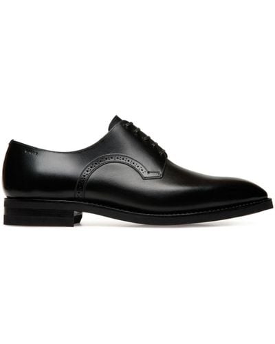 Bally Scrivani Leather Derby Shoes - Black