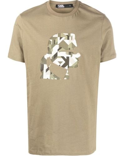 Karl Lagerfeld グラフィック Tシャツ - グリーン