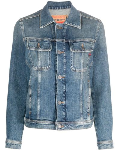 DIESEL Klassische Jeansjacke - Blau