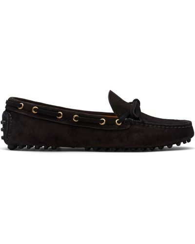 Car Shoe Suède Loafers - Zwart