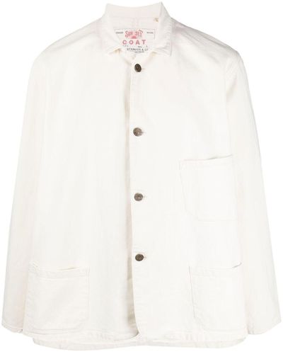 Levi's Button-front Shirt Jacket - White