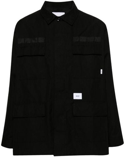 WTAPS Camisa JMOD 02 con logo estampado - Negro