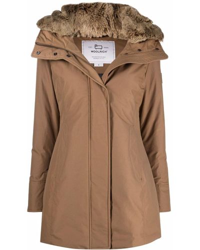 Woolrich Arctic Hooded Down-padded Coat - Brown