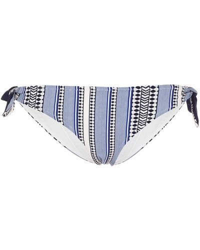 lemlem Bikinislip Met Zijstrik - Blauw