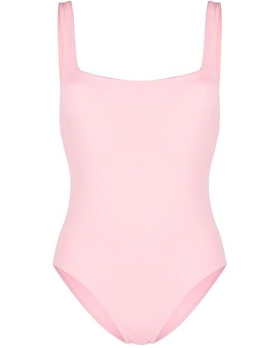 Bondi Born Margot Square-neck Bodysuit - Pink