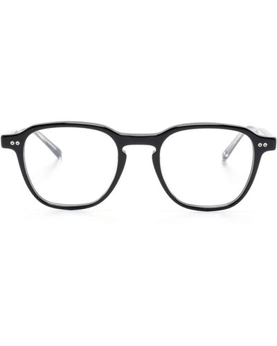 Tommy Hilfiger スクエア眼鏡フレーム - ブラック
