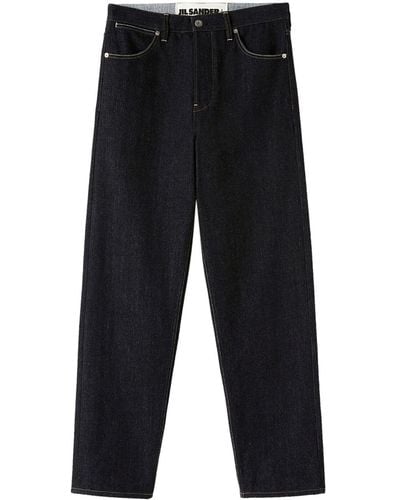 Jil Sander Contrast-stitching Jeans - Blue
