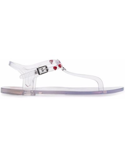 Love Moschino Transparent Thong Strap Sandals - Multicolor