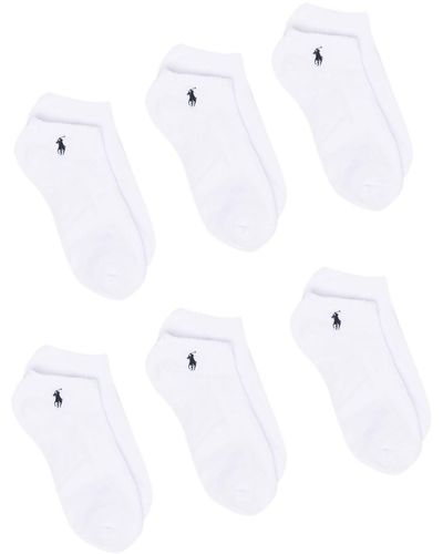 Polo Ralph Lauren Lot de six paires de chaussettes - Blanc