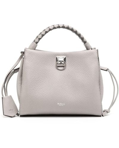 Mulberry Small Iris Leather Bag - Gray