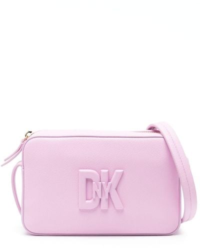 DKNY Small Seventh Avenue Crossbody Bag - Pink