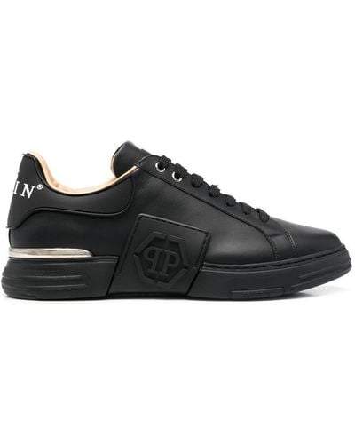 Philipp Plein Lo-top Hexagon Sneakers - Black