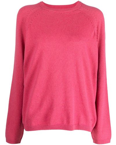 A.P.C. Cut-out Sweater - Pink