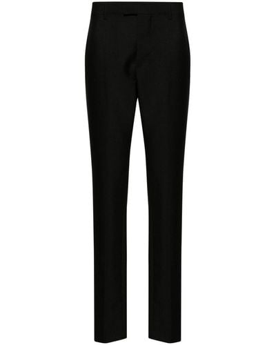 Ami Paris Tailored Slim-fit Trousers - Black