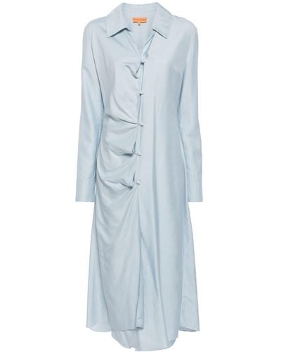Stine Goya Sgsprencer Asymmetric Dress - Blue