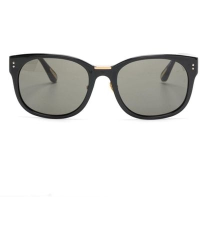 Linda Farrow Edson Square-frame Sunglasses - Grey