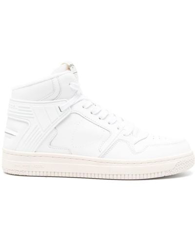 Philippe Model Logo-patch High-top Sneakers - White