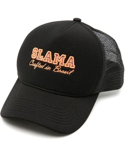 Amir Slama ロゴ キャップ - ブラック