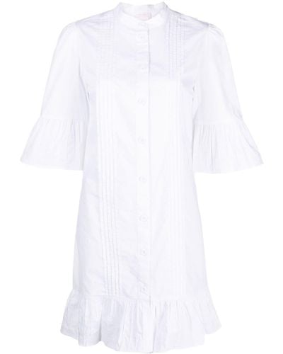See By Chloé Robe-chemise à manches longues - Blanc