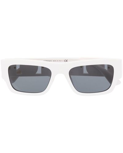 Versace Eyewear Sonnenbrille mit Medusa-Schild - Weiß
